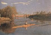 Thomas Eakins, max schmitt in a single scull